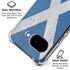 Scotland Flag Distressed Google Pixel 9a Clear Case